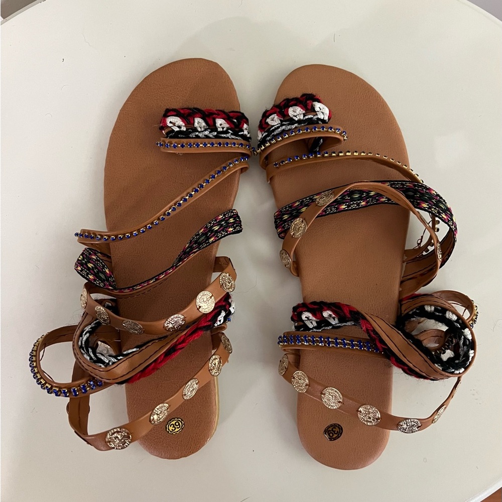 Gipsey Sandals   multicolor